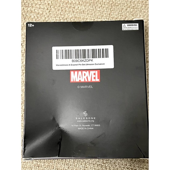 Marvel Studios WandaVision Scarlet Witch 6 Metal-based with Enamel Pin Set - Picture 2 of 2